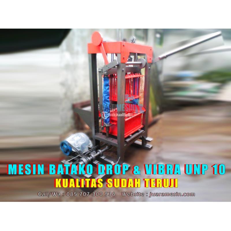 Mesin Cetak Batako Manual Sistem Drop dan Vibrator - Surabaya Jawa Timur