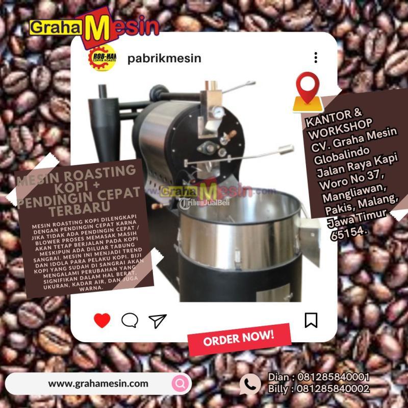 TERBAIK Mesin Roasting Kopi Pendingin Cepat memutarkan kopi dengan cara dipanaskan Hub 081285840002 billy