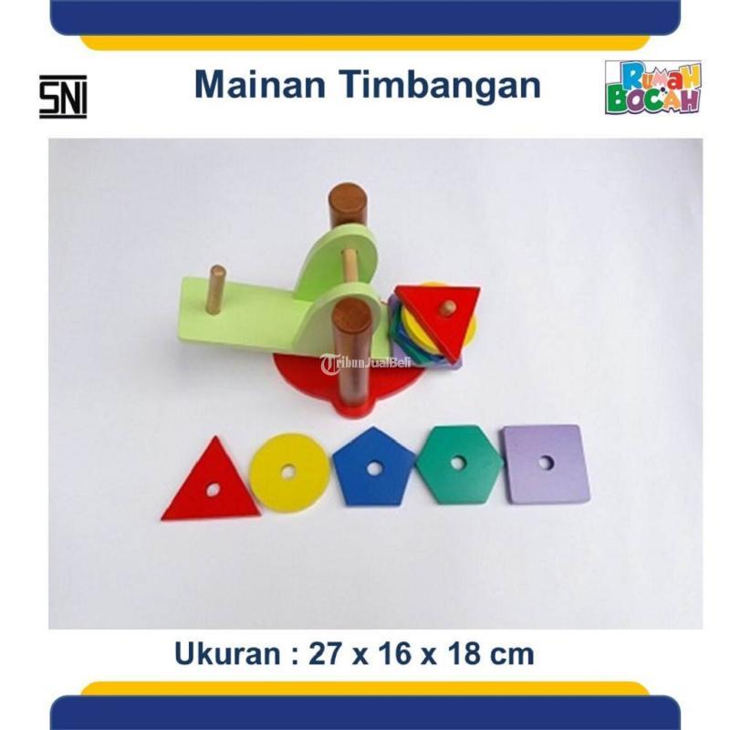 Mainan Balok Anak Timbangan Geometri 0821.3704.9901
