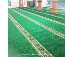 Karpet Masjid Warna Merah dan Hijau - Bandar Lampung