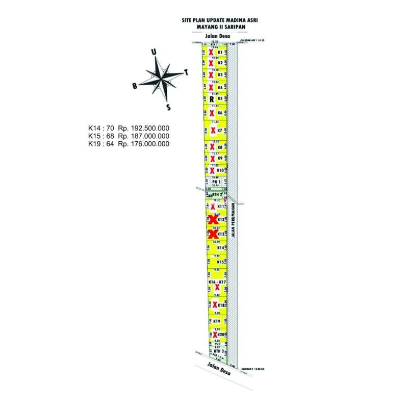 TANAH KAPLING DALAM MPERUMAHAN DI MAYANG GATAK SOLO