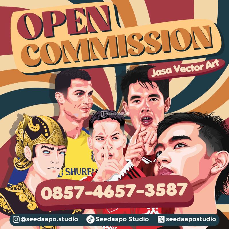 Jasa Vector Art Portrait Wajah Otomotif Dan Lain Lain Super Realistic dan Detail