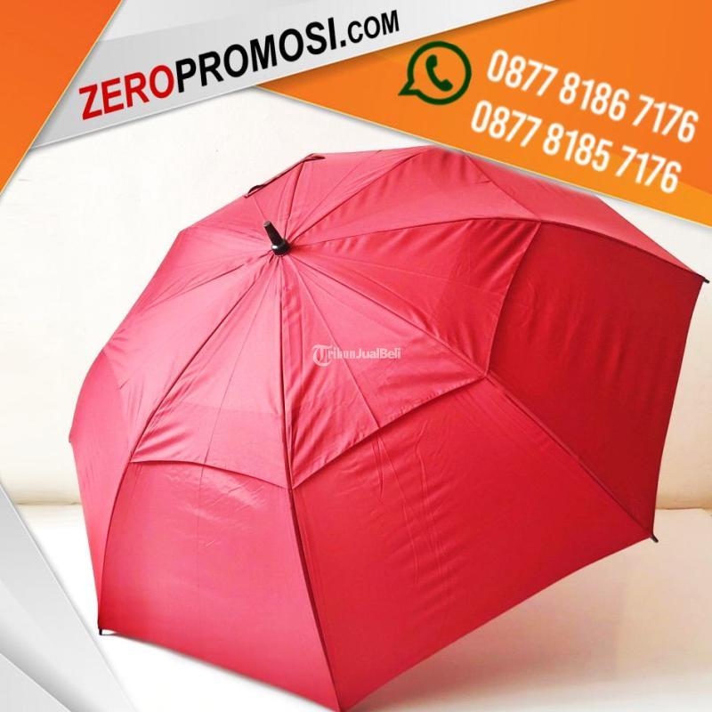 Payung Besar Fiber 2Susun 76003 Premium Custom Logo