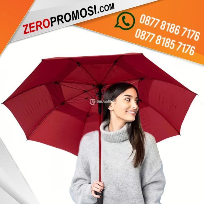 Payung Besar Fiber 2Susun 76003 Premium Custom Logo