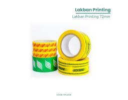 Cetak Lakband Custom Logo Brand Kemasan Kualitas Premium