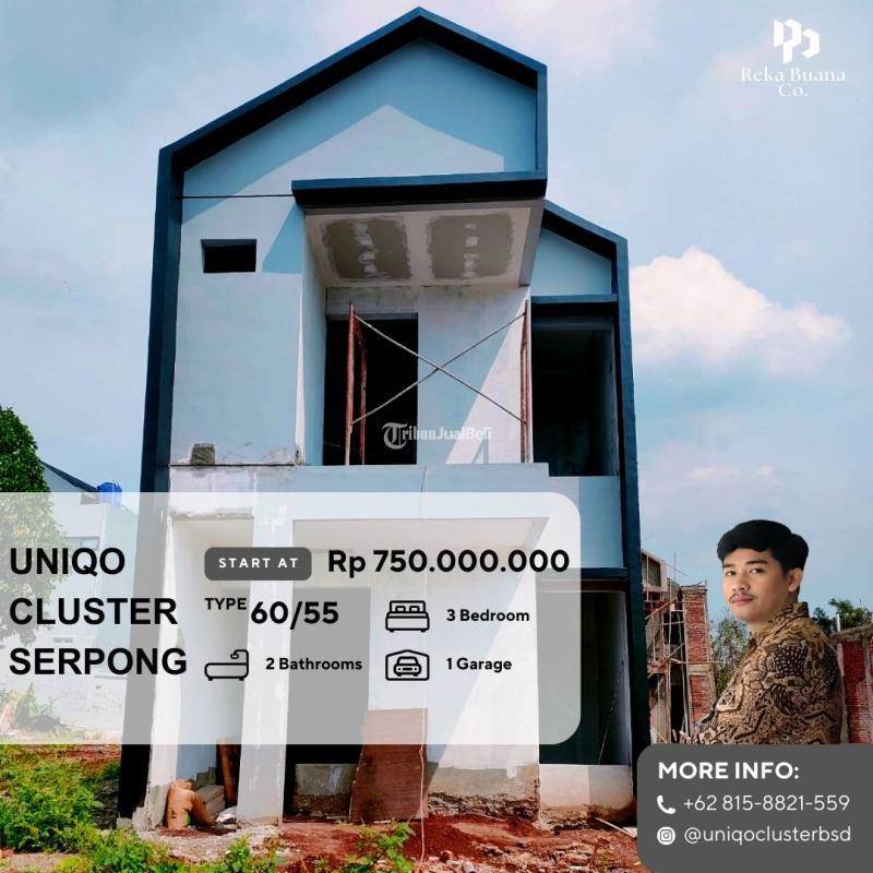 Rumah Mewah Dijual Cicilan 6 Jutaan di BSD Uniqo Cluster Serpong