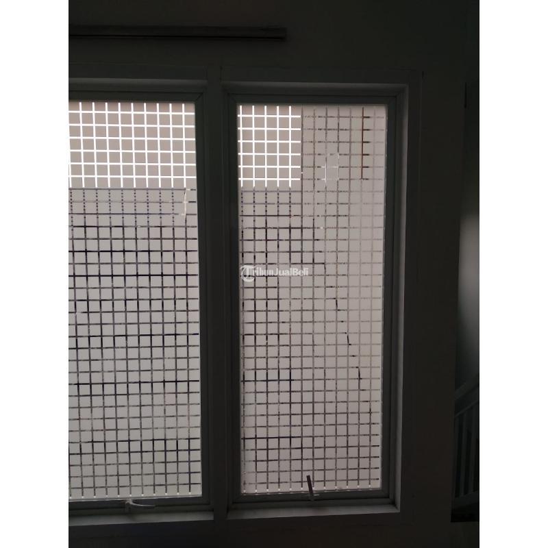 Kaca film sandblast, kaca film riben rumah