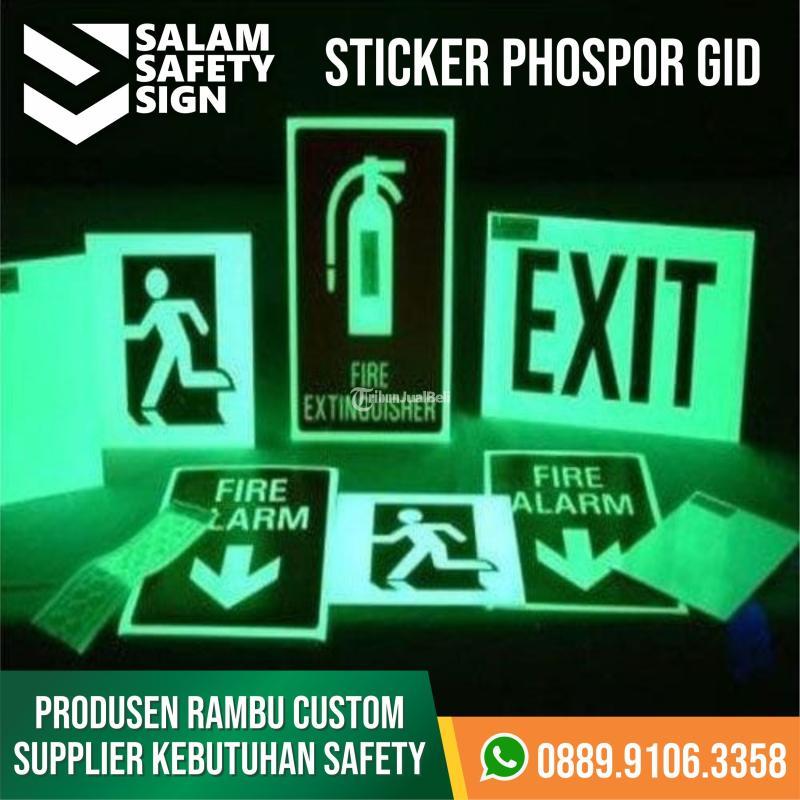Produsen Rambu Jalur Evakuasi Custom - WA. 0889.9106.3358