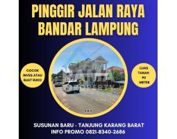 TANAH PINGGIR JALAN TANJUNG KARANG SUSUNAN BARU DEKAT SEKOLAH NEGERI DAN PESANTREN