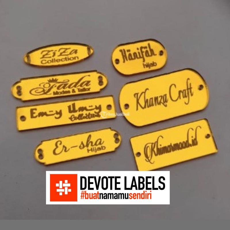 Label Akrilik Blora DevoteLabels.com