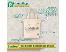 Cetak Tas Totebag Wanita Goodie Bag Tas Kuliah Custom Aesthetic Kualitas Premium
