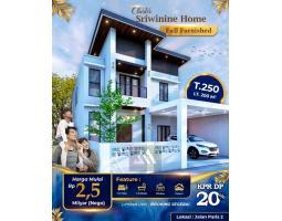 Rumah Mewah 2 Lantai, Full furnished fan Full interior, Jl. Paris 2 Komp. Pesona Dewata