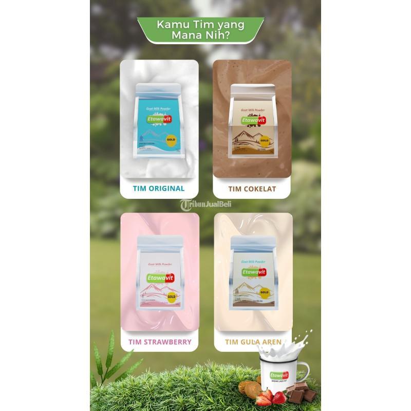 Susu Kambing ETAWAVIT bukan hanya susu kambing biasa, tapi sahabat terbaik kesehatanmu untuk memenuhi kebutuhan kalsiummu.