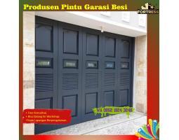 CUSTOM UKURAN.. Wa 0852 1824 3246 Harga Pintu Garasi Lipat Besi Fortress Untuk Tempat Tinggal Di Tangerang