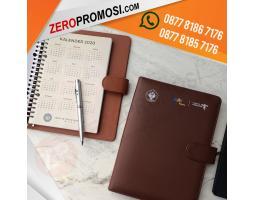 Merchandise Kantor Souvenir Buku Agenda Kulit Tipe AG-Custom Promosi - Tangerang Banten