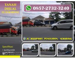 Jual Tanah Kotak Luas 644 m2 Pinggir Jalan Majapahit  Cocok Untuk Gudang dan Industri - Semarang Kota 