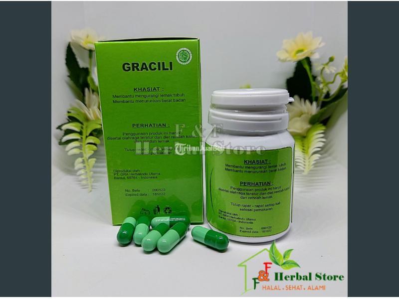 Gracili Herbal Original Obat Diet Pelangsing Badan Ampuh Halal