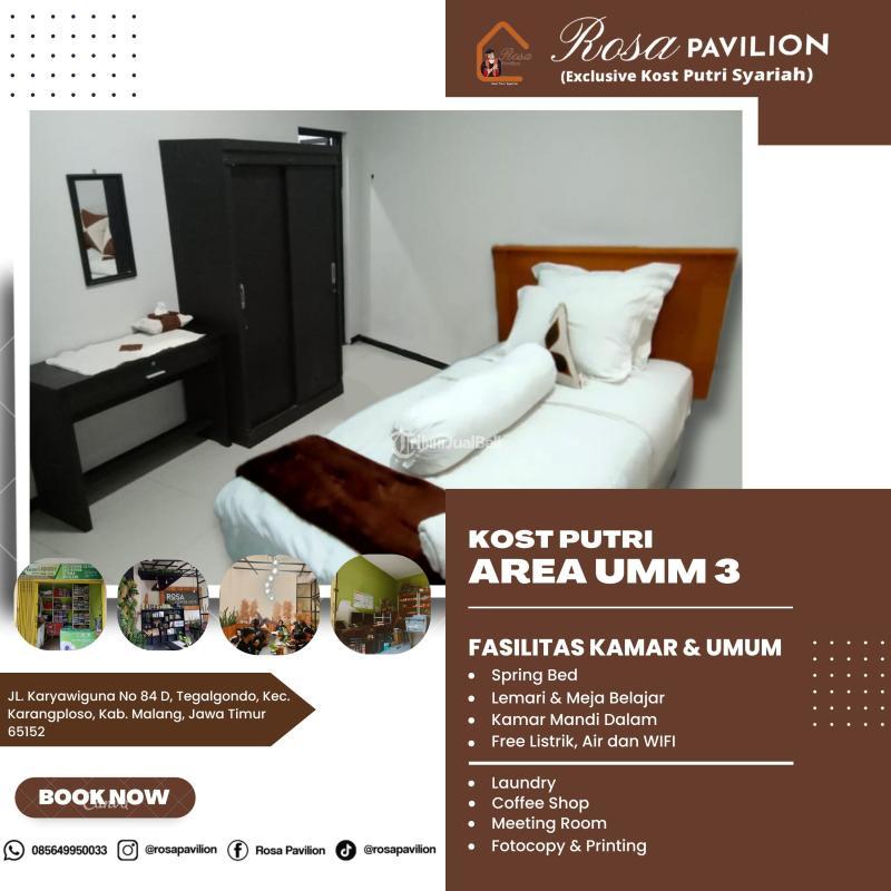 Disewakan Kost Putri Area UMM 3 Rosa Pavilion di Malang Jawa Timur ...