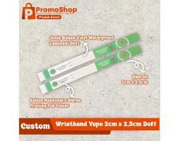 Cetak Gelang Tangan Kertas Wristband Konser Custom Berkualitas Termurah