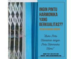 Agen Pintu Harmonika Yang Berkualitas Dan Terjangkau – Singkawang Kalimantan Barat