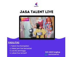 Jasa Talent Live, Admin Social Media dan Iklan Social Media by Kio Satu Solusi Digital