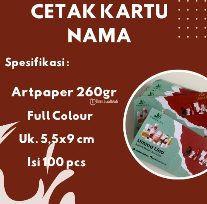 Cetak Kartu Nama