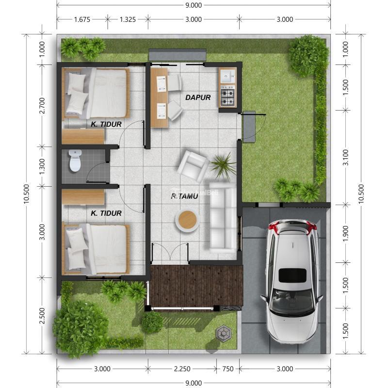 Rumah Murah Modern dekat Kampus UNY Wonosari