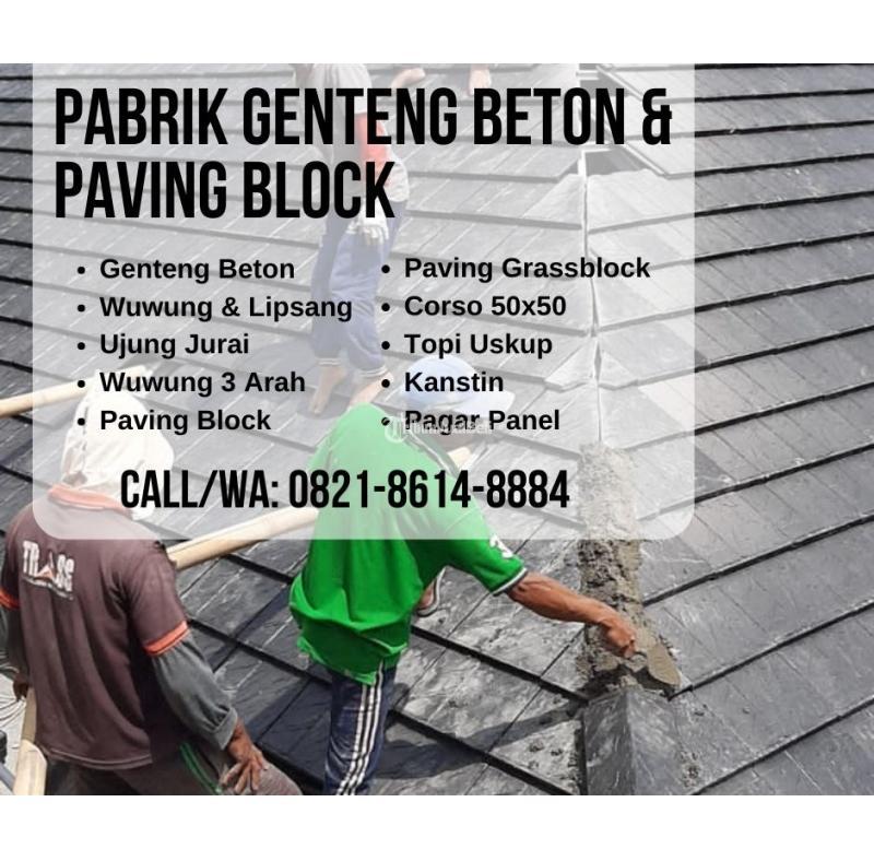 Promo Genteng Press Beton Pengiriman Aman - Malang