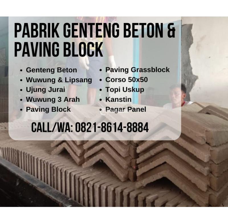 Promo Genteng Press Beton Pengiriman Aman - Malang