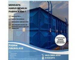  Roof Tank Panel FRP Tangki Air Fiberglass 10000 Liter - Surakarta