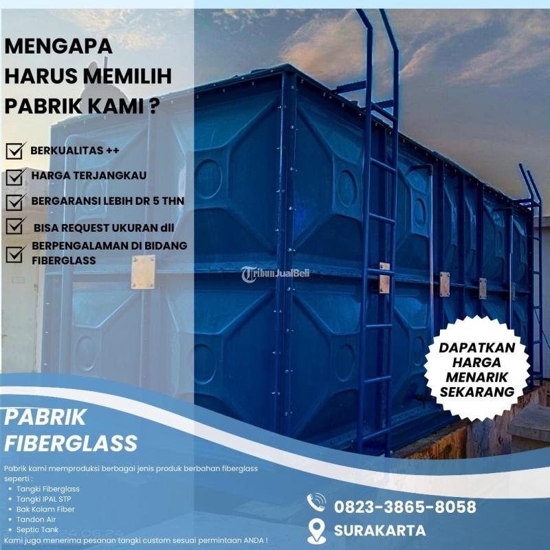 Roof Tank Panel FRP Tangki Air Fiberglass 10000 Liter - Surakarta