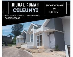 Dijual Rumah Satu Lantai 2KT 1KM SHM Dekat UPI Cibiru dan Tol Cileunyi, Dekat Minimarket dan Pasar - Bandung Kota