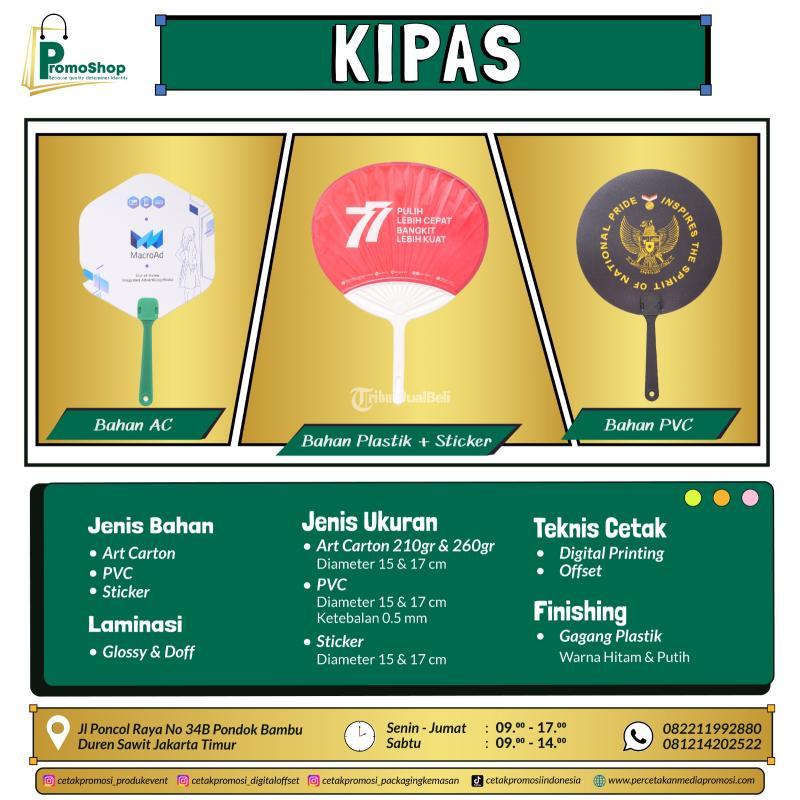 Jasa Cetak Souvenir Kipas Promosi Event Toko Kipas Murah Terdekat - Surabaya