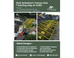 Dijual Tanah Kavling Luas 116m2 SHM Serbaguna Cocok Buat Rumah Tinggal dan Investasi - Jogja