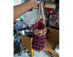 Seagrass Bag Natural Etnik Pandan - Tabanan