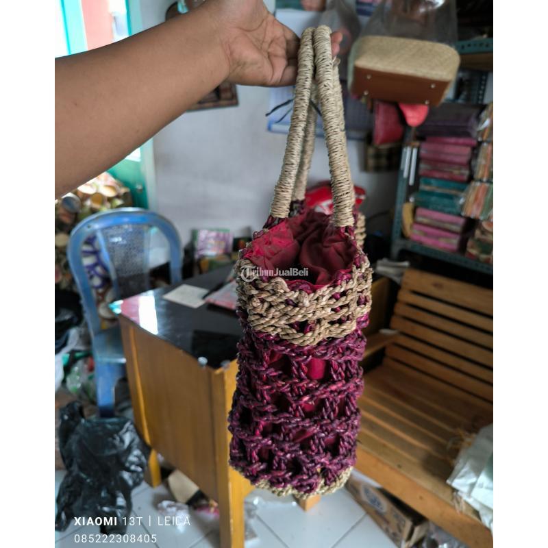 Seagrass Bag Natural Etnik Pandan - Tabanan