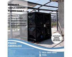 Terlaris Roof Tank Panel FRP Tangki Air Fiberglass  24000 Liter - Tegal 