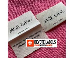 Cetak Label Baju Tafeta Pulau Pisang Juragan Cetak Labels - Pesisir Barat 