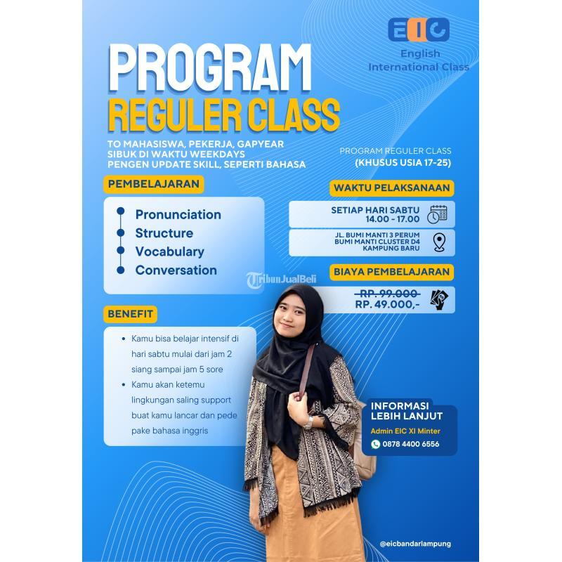 Kelas Bahasa Inggris Khusus Pemula - Bandar Lampung