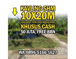 Dijual Tanah Luas 200m2 Sertifikat SHM Dekat Kota - Pontianak