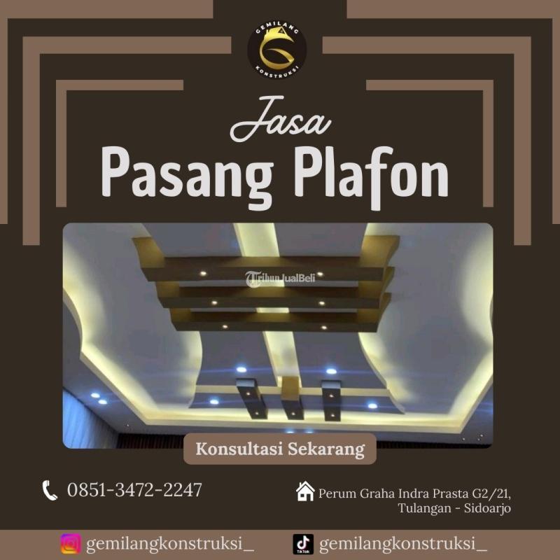 Jasa Plafon GRC PVC Kamar Tidur - Sidoarjo