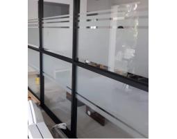 Sticker Sandblast, Kaca Film, Wallpaper Custom - Depok