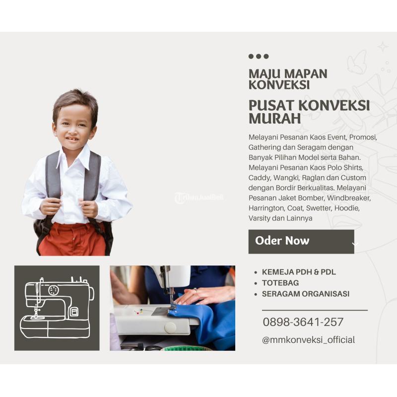 Konveksi Seragam Sekolah Termurah Jahitan Rapi Bahan Halus - Lampung Timur
