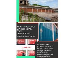 Pembuatan Pintu Besi Harmonika atau Folding Gate untuk Ruko atau Toko - Kapuas