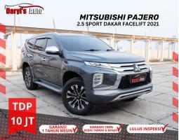 Mobil Mitsubishi Pajero Sport Dakar AT Diesel Sunroof TDP 10 Juta Bekas Tahun 2021 - Jakarta Utara 