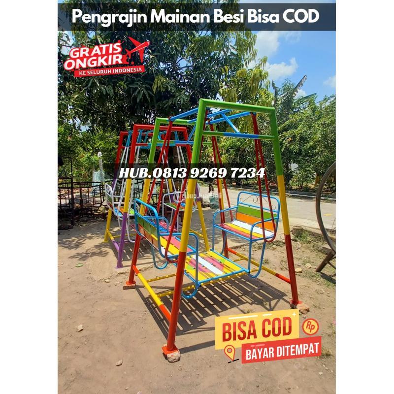 Ayunan Besi Minimalist dan Perosotan TK - Semarang