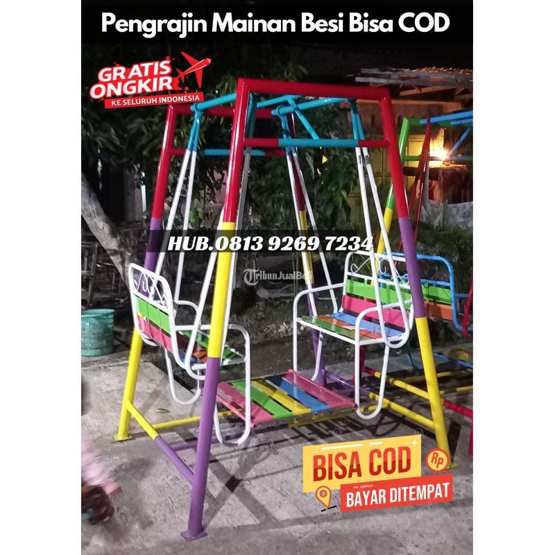 Ayunan Besi Minimalist dan Perosotan TK - Semarang
