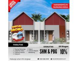 Dijual Rumah Scandinavian Gaya Eropa di Karangmojo Dekat Wonosari Kota SHM - Gunung Kidul 