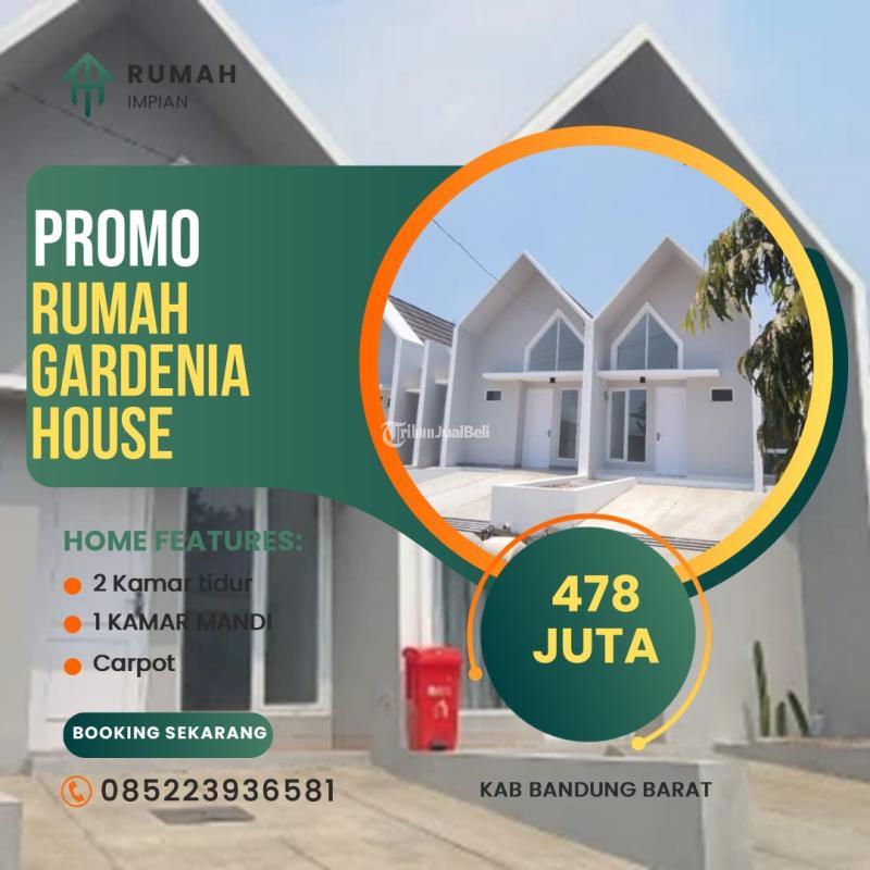 Dijual Rumah Modern Minimalis di Padalarang, Dekat IKEA dan Tol, Harga Promo DP 5 Juta - Bandung Barat 