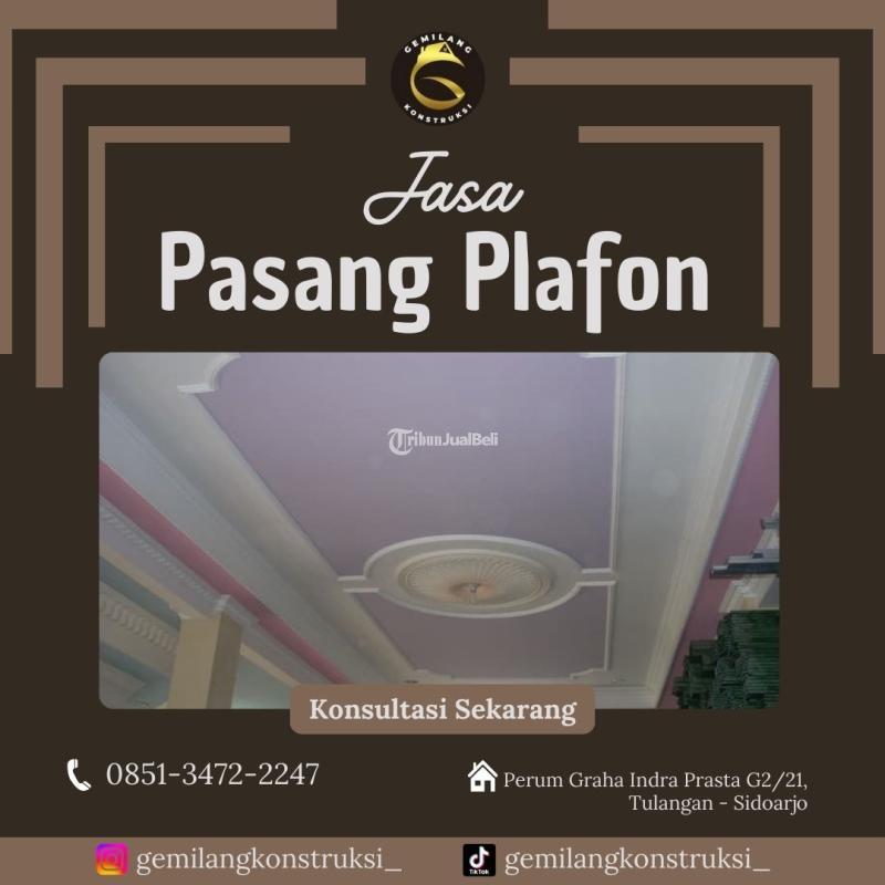 Jasa Plafon Grc Kamar Tidur - Sidoarjo 